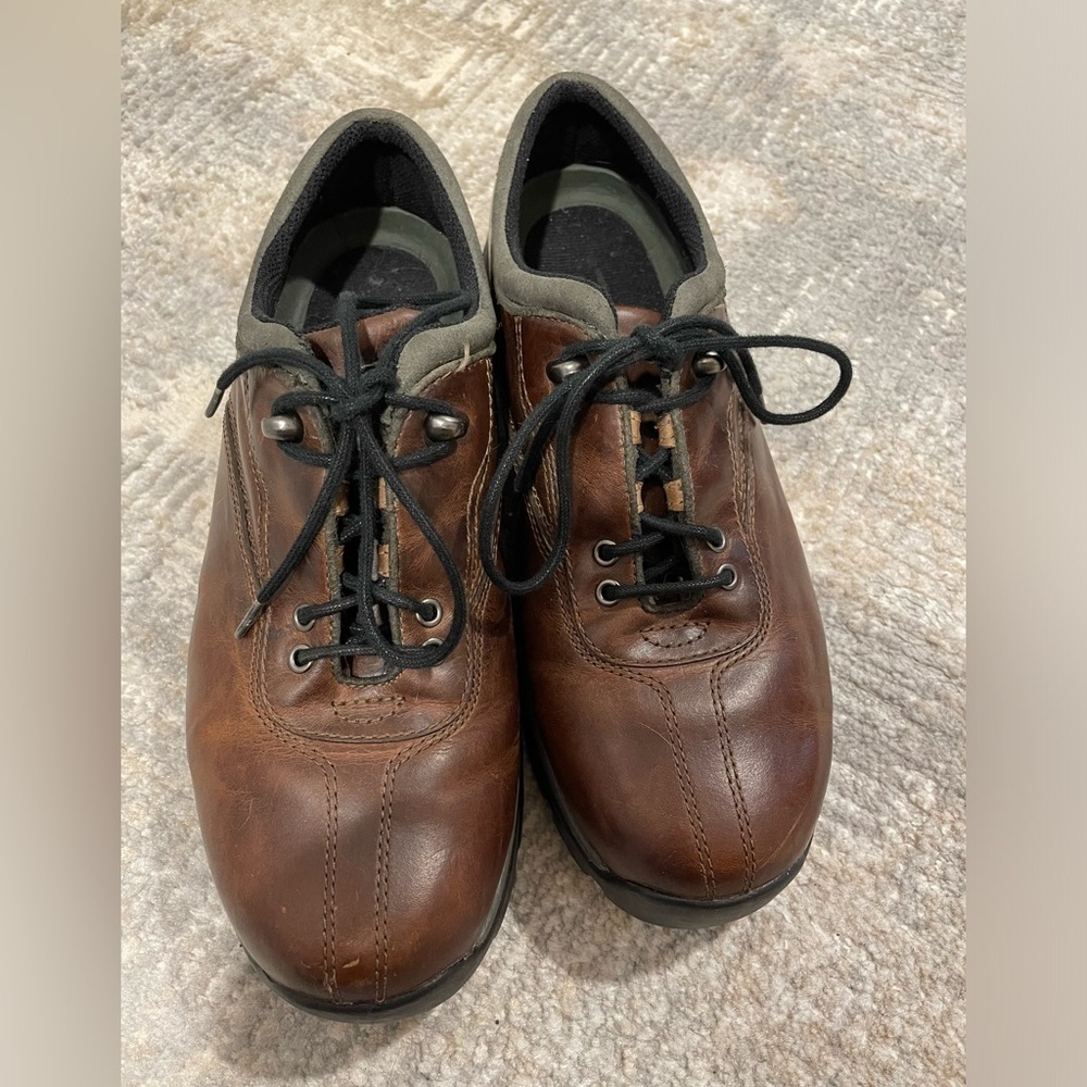 Teva Kenta 6449 Brown Leather Nomadic Oxfords Women's Size 9 Hiking - Picture 3 of 10